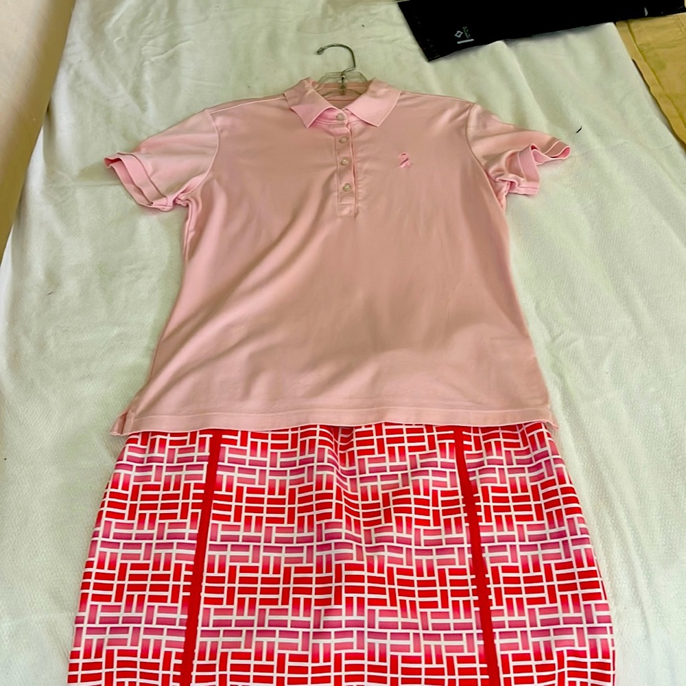 Golf top and skirt set
